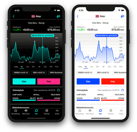 Section Handelsverktoy App
