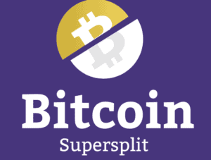 Logo Bitcoin Supersplit 300x227