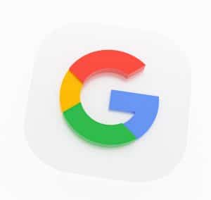Google Application Logo 3d Rendering White Background 1 1 300x284