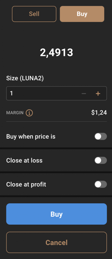 Köpa Luna 2.0 på Capital