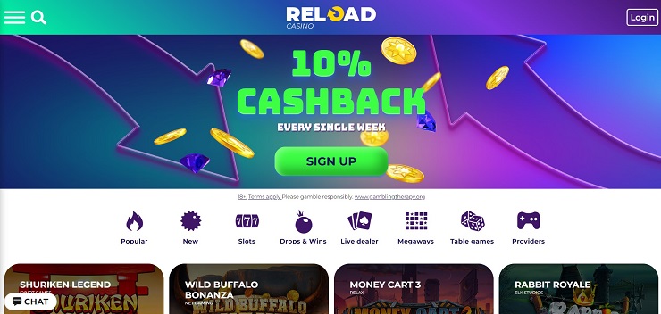 Reload Casino - MGA Casino