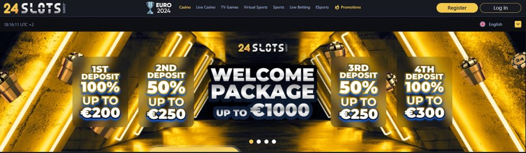 24Slots - Bästa live casino utan svensk licens